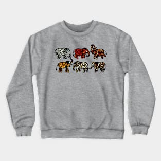 Six Stone Elephants Crewneck Sweatshirt